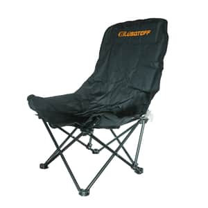 Silla Camping Plegable Moon Acero Oxford 600D 130kg Negra LOD017 - Lusqtoff