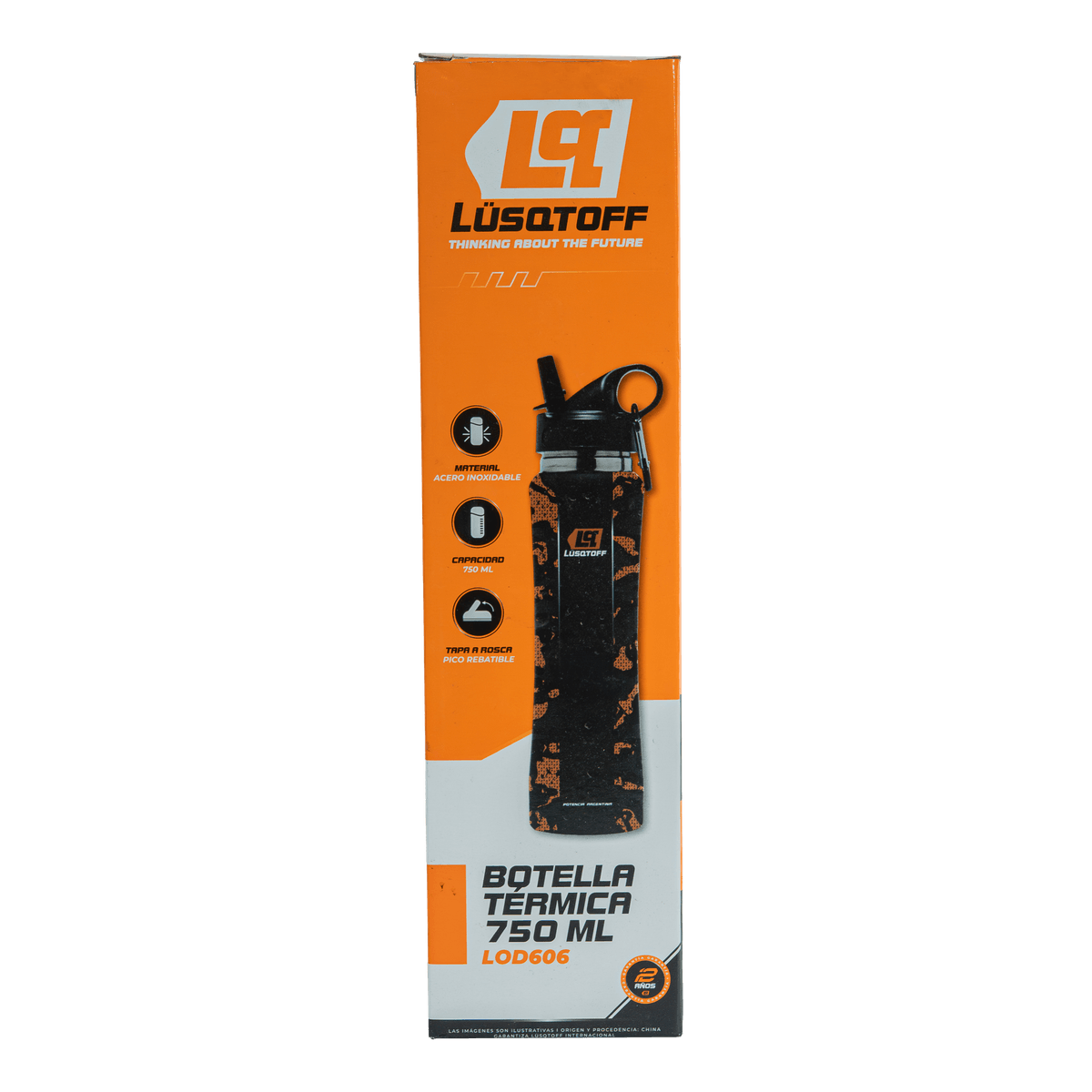 Botella Térmica 750ml Camuflada LOD606 - Lusqtoff