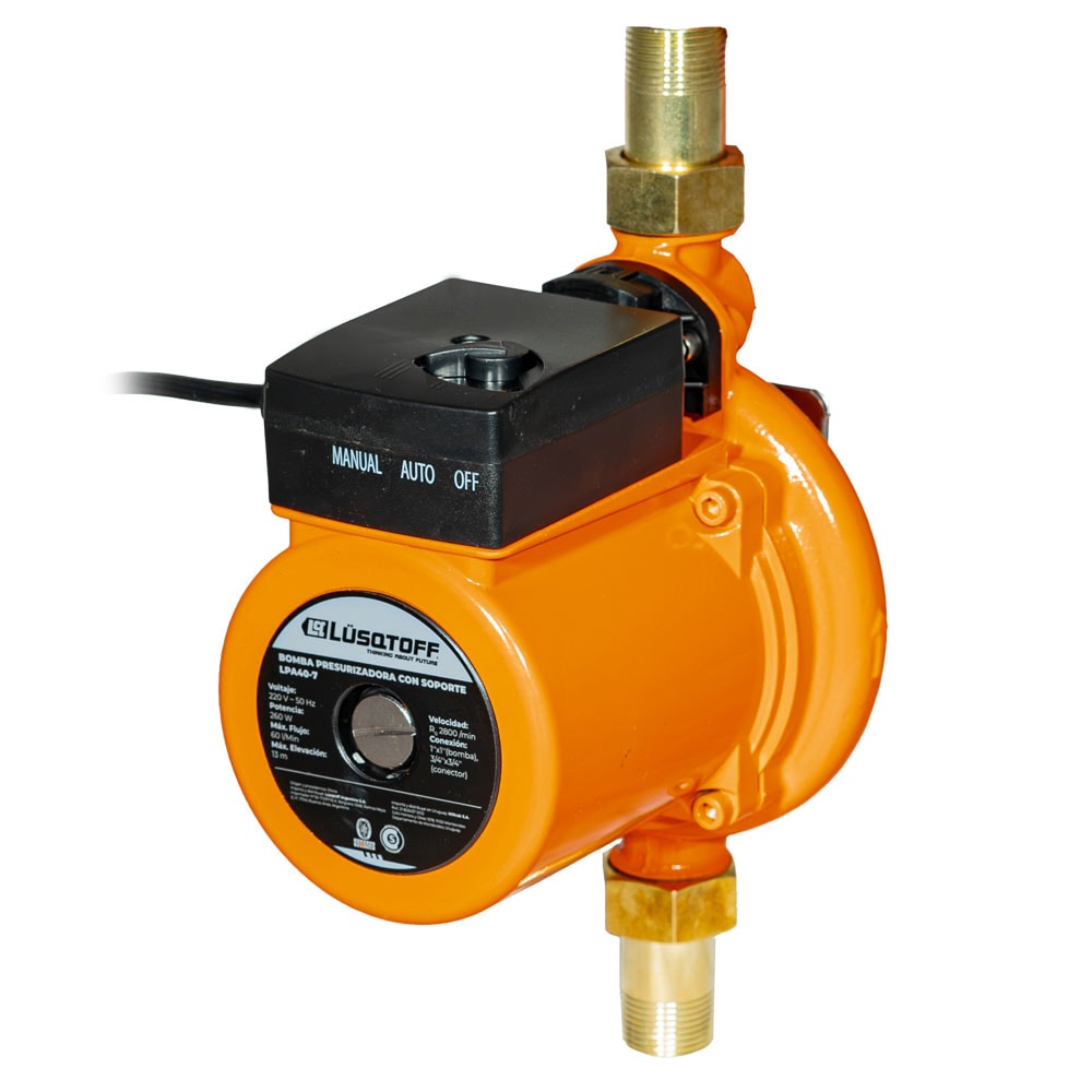 Bomba Presurizadora 260W 60L/Min 13m Soporte LPA40-7 - Lusqtoff