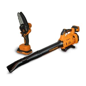 Pack Jardín Electrosierra + Soplador A Batería 18V LPACK002-8 - Lusqtoff
