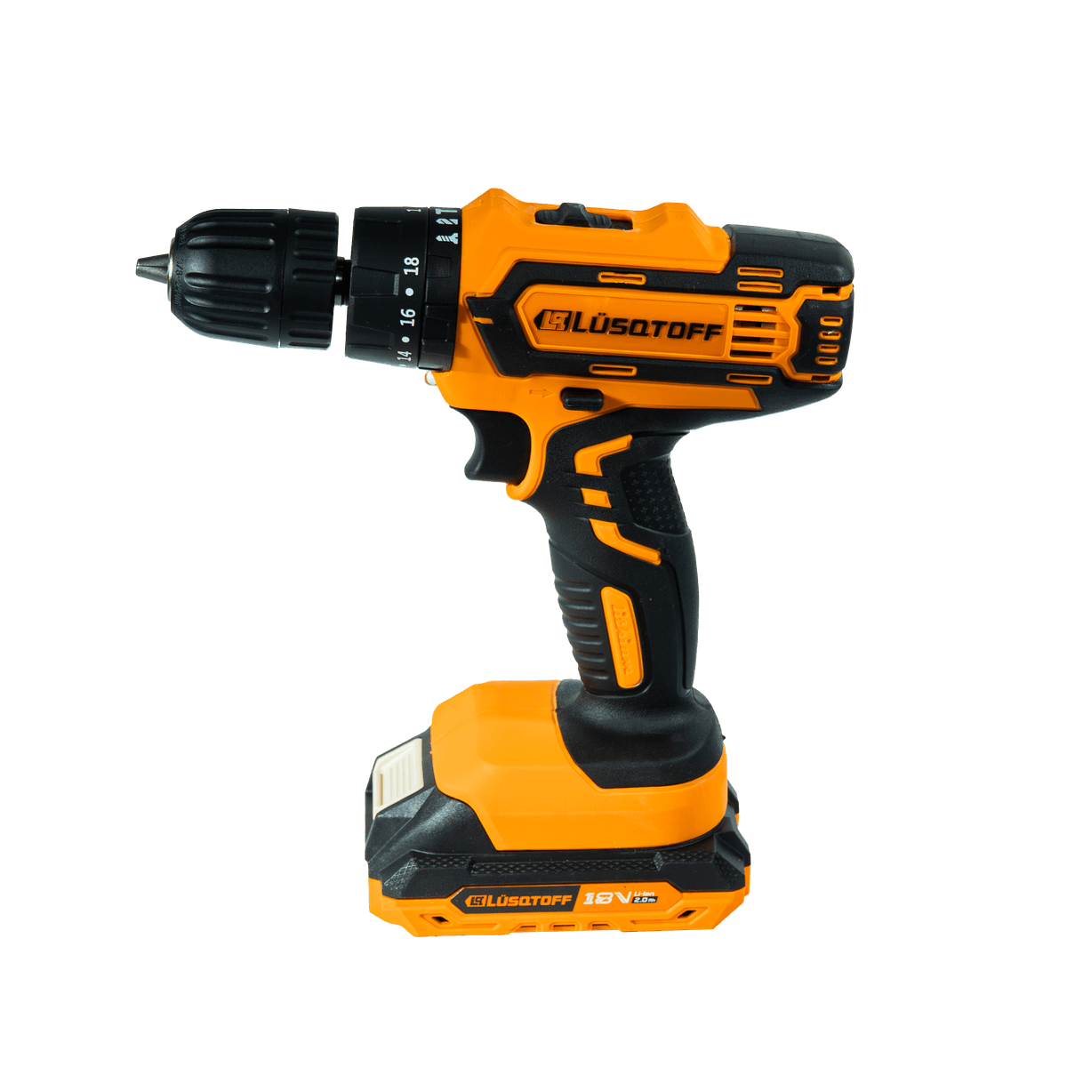 Pack Racing Taladro + Llave Impacto 600Nm + Amoladora 115mm 18V LPACK003-8 - Lusqtoff