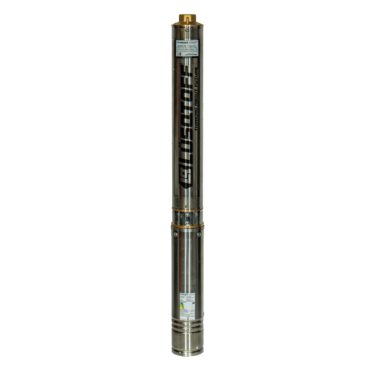 Electrobomba Sumergible Pozo Profundo 1.5HP 4" LQ4-PACK-100 - Lusqtoff