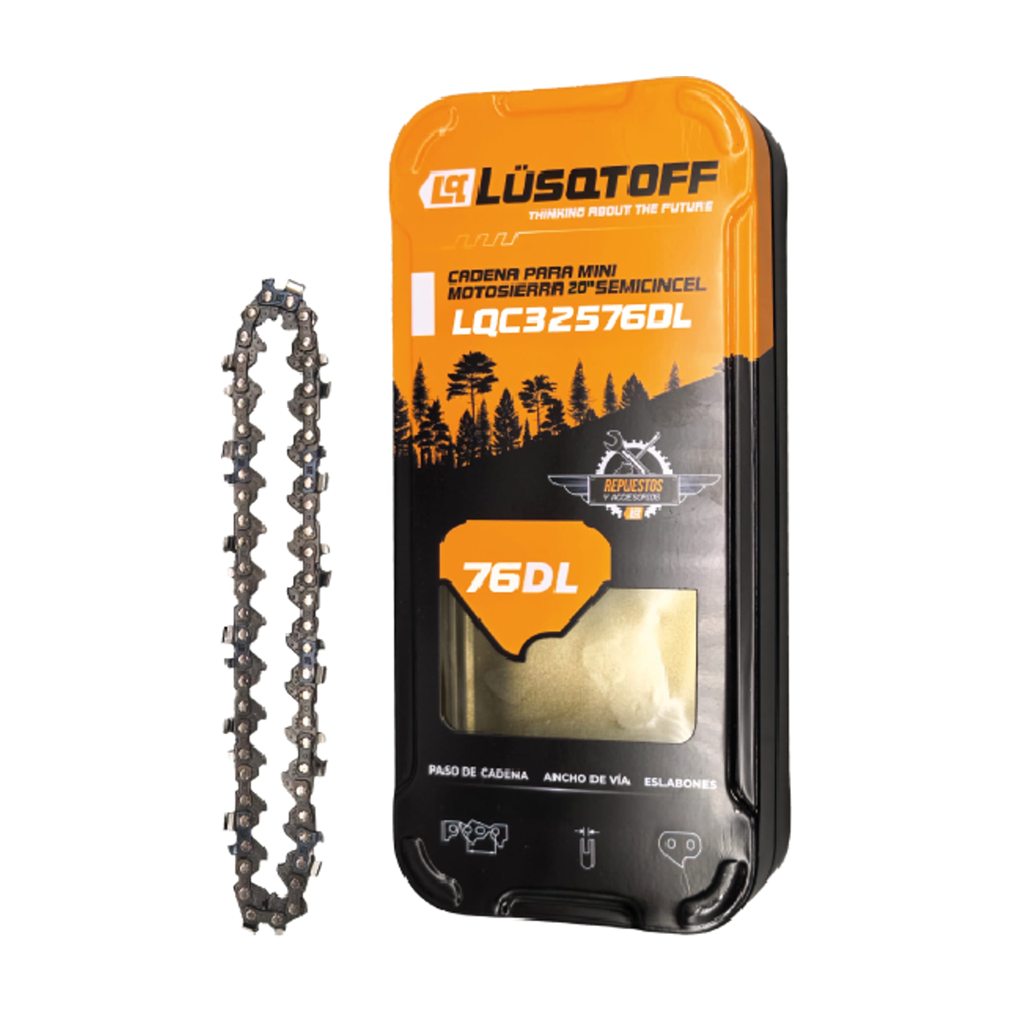 Cadena Motosierra 20" .325 76DL LQC32576DL - Lusqtoff