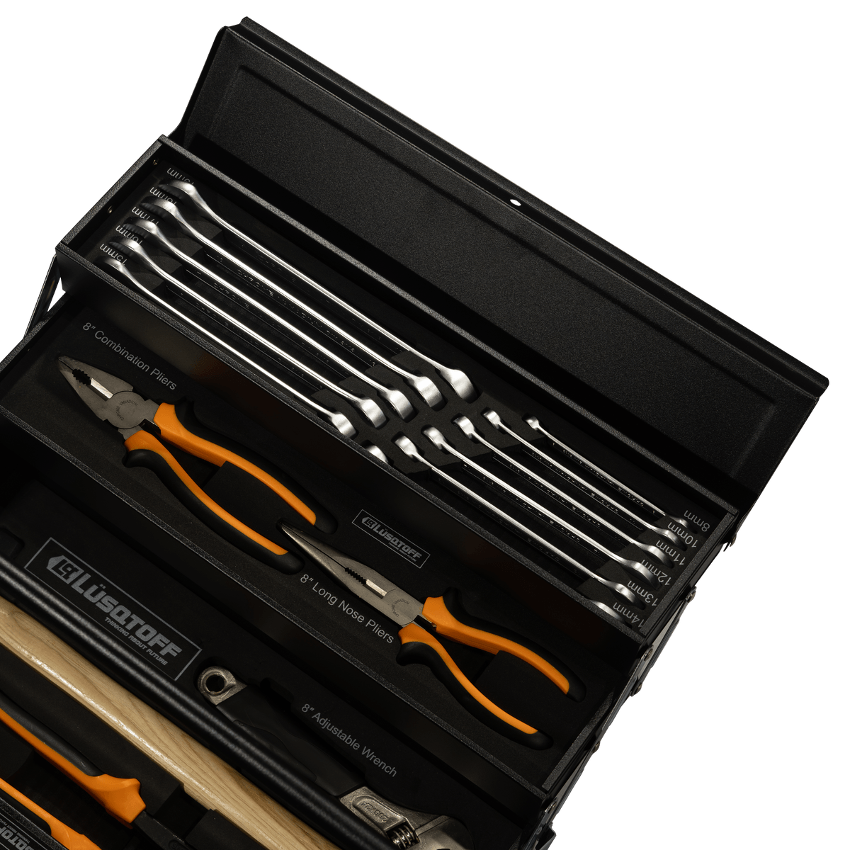 Caja Herramientas Plegable Aluminio 64pzs LQCP125 - Lusqtoff