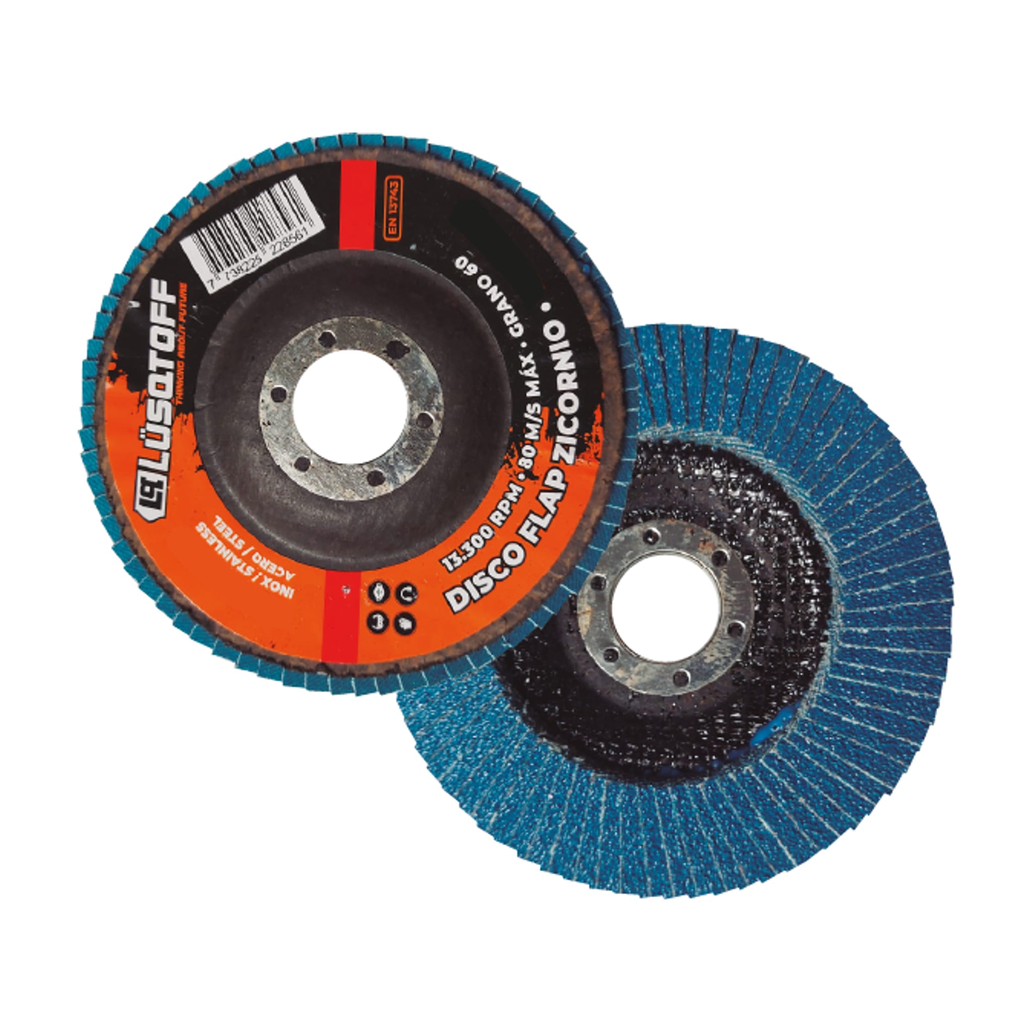 Disco Flap 115mm Grano 40 LQDFLAP40 - Lusqtoff