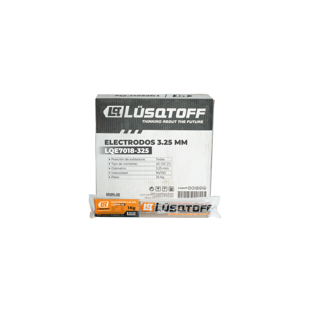 Caja Electrodos 7018 3.25mm 25kg LQE7018-325 - Lusqtoff