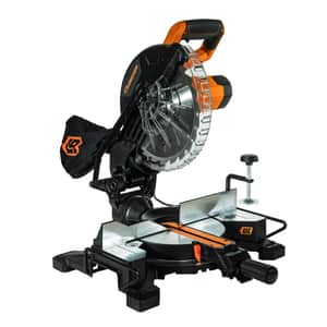 Sierra Ingletadora 1700W 255mm 10" Corte 70x140mm 5000 RPM Bisel 0-45° + Disco 24 Dientes + Prensa + 2 Extensiones LQI1700-8 - Lusqtoff