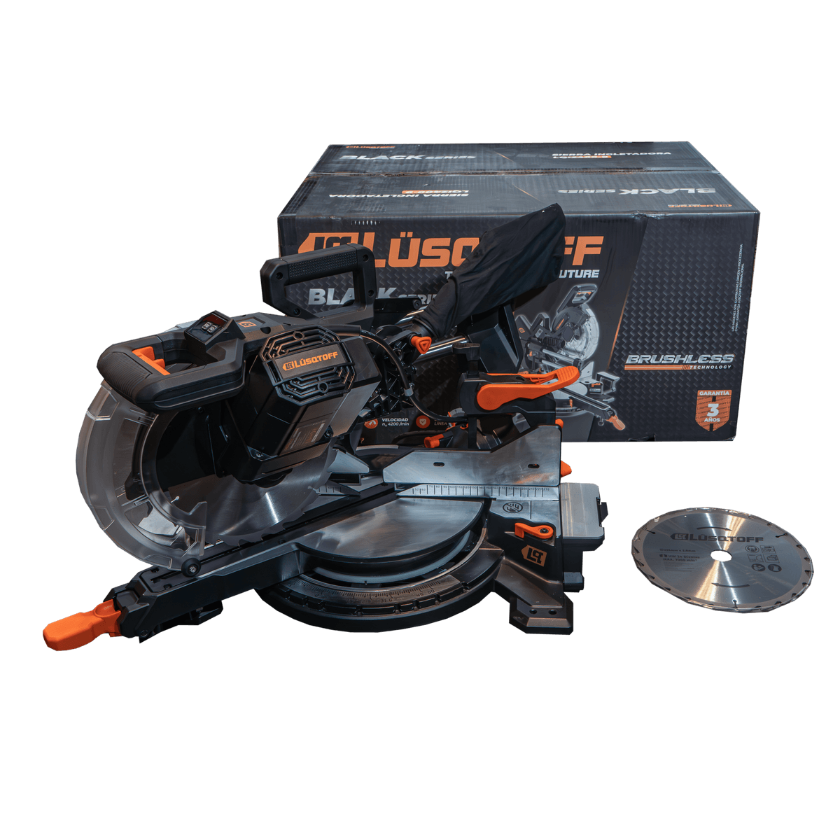Sierra Ingletadora 2400W 255mm LQI2400-9 - Lusqtoff