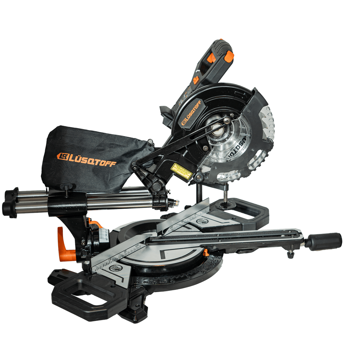 Sierra Ingletadora Telescópica A Batería 18V Brushless 210mm Láser LQI4500-9B - Lusqtoff