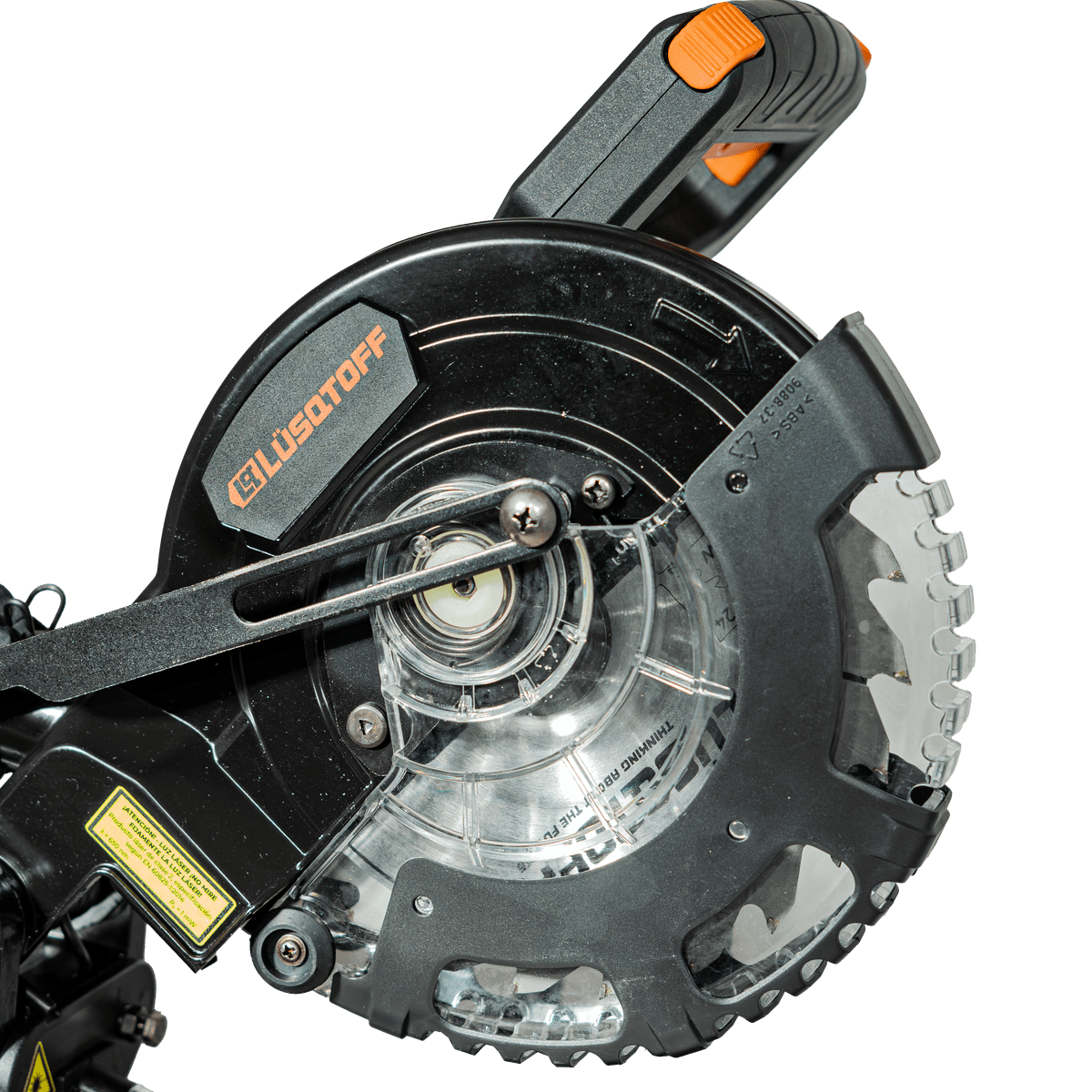 Sierra Ingletadora Telescópica A Batería 18V Brushless 210mm Láser LQI4500-9B - Lusqtoff
