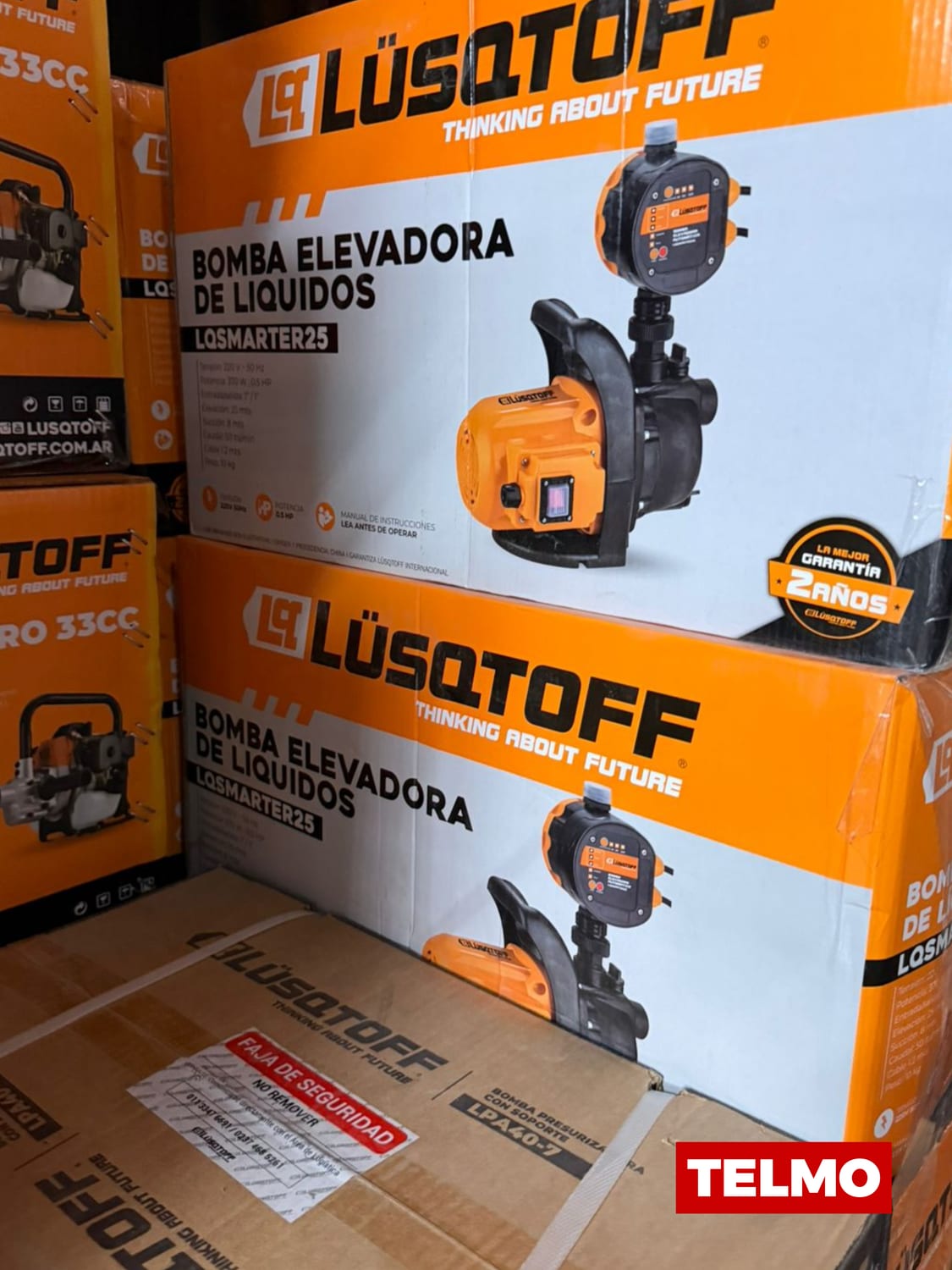 Bomba Elevadora Presurizadora Inteligente 0.5HP 370W 50L/min 25m LQSMARTER25 - Lusqtoff, foto real