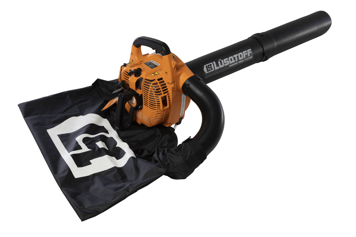 Soplador Aspirador Naftero 2 Tiempos 26cc 1.5HP Tanque 0.5L + Correa Hombro + Acoples LSA-26 - Lusqtoff