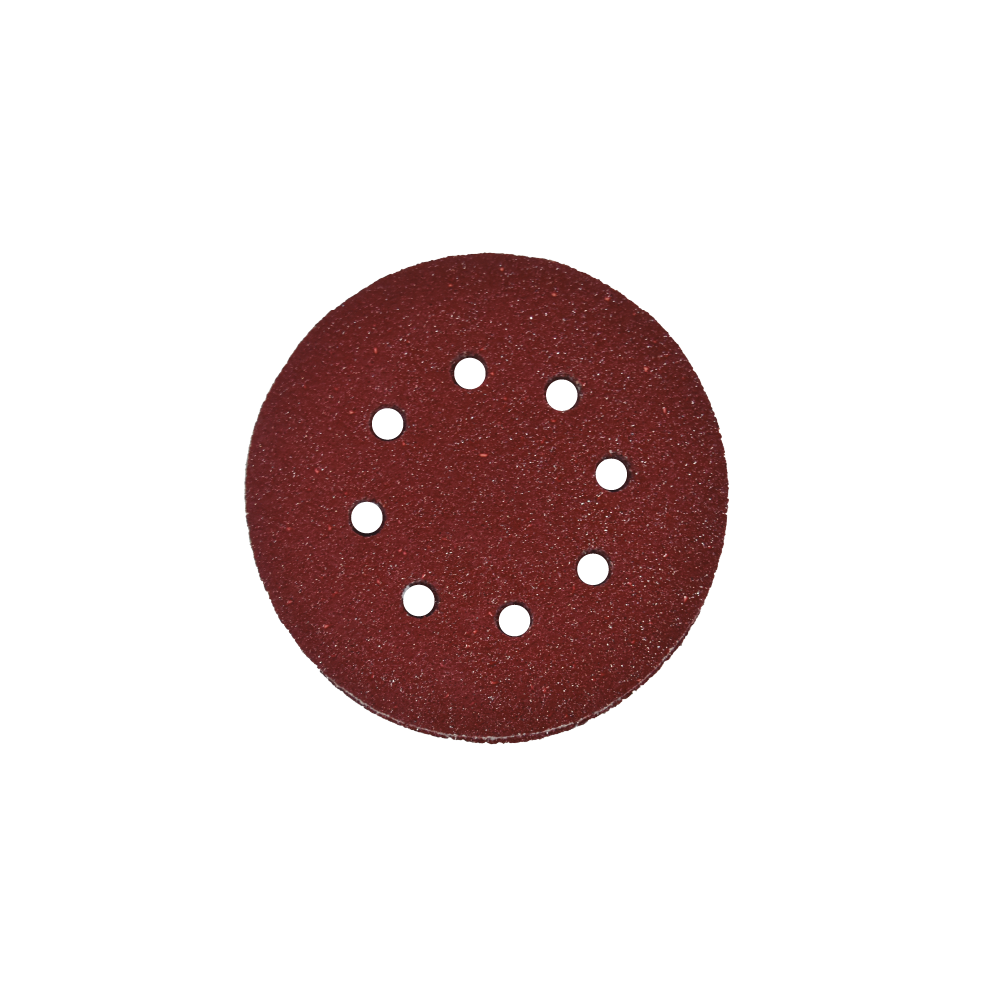 Lija Velcro 125mm Grano 180 x6 LVEL125180-9 - Lusqtoff
