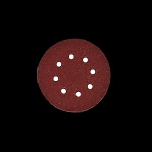 Lija Velcro 125mm Grano 180 x6 LVEL125180-9 - Lusqtoff