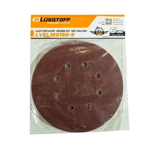 Lija Velcro 180mm Grano 180 x6 LVEL180180-9 - Lusqtoff