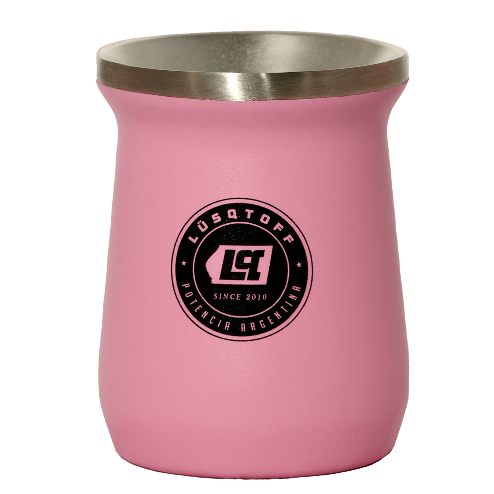 Mate Acero Inoxidable 300ml Rosa MATLR-9 - Lusqtoff