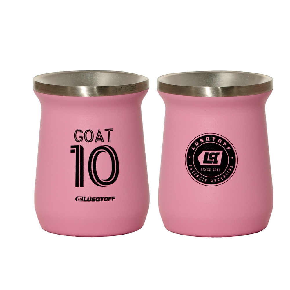 Mate Acero Inoxidable 300ml Rosa MATLR-9 - Lusqtoff