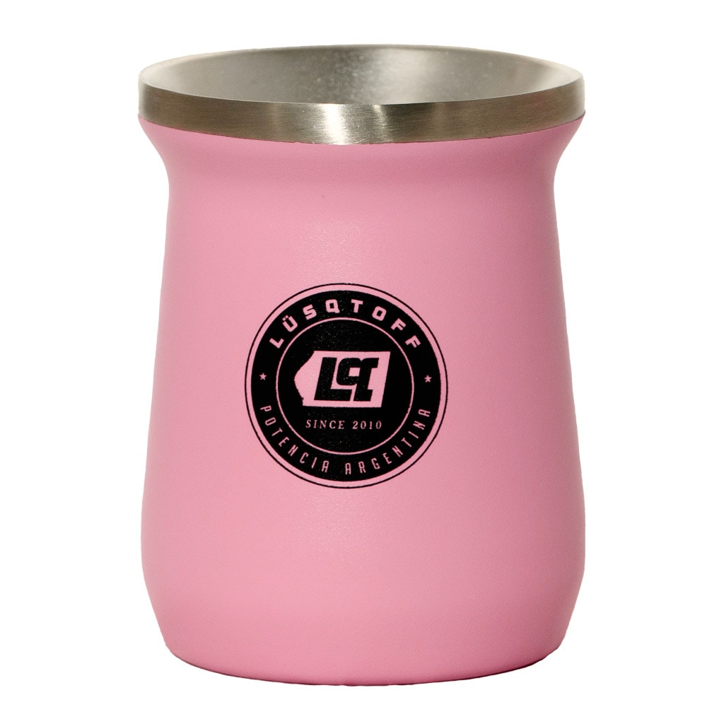 Mate Acero Inoxidable 300ml Rosa MATLR-9 - Lusqtoff