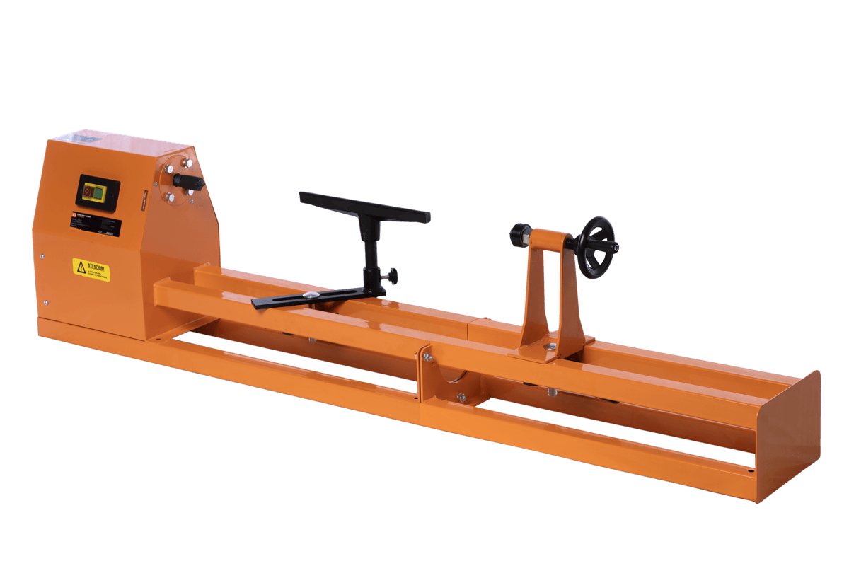 Torno Madera 375W Entre Centros 1000mm Volteo 350mm 4 Velocidades MCF-1000M - Lusqtoff