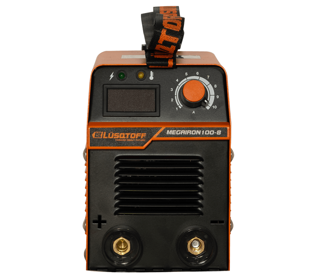Soldadora Inverter 105A Electrodos 1.6-2.5mm + Máscara Fotosensible + 2 Escuadras Magnéticas MEGAIRON100-8 - Lusqtoff 