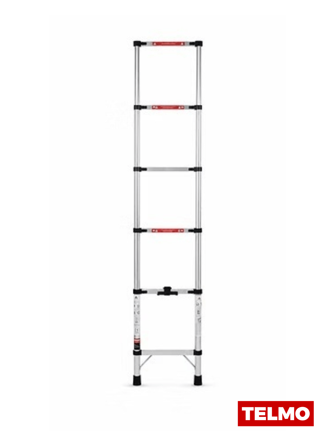 Escalera Telescópica Aluminio 5 Pasos 2,16m 150kg ET-5 - Omaha
