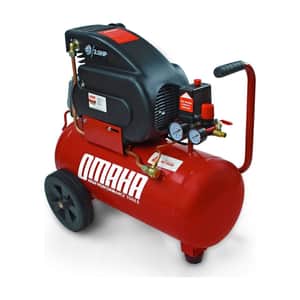 Compresor Aire Lubricado 25 Lts 2HP 8 Bar Ruedas WD-2025 - Omaha