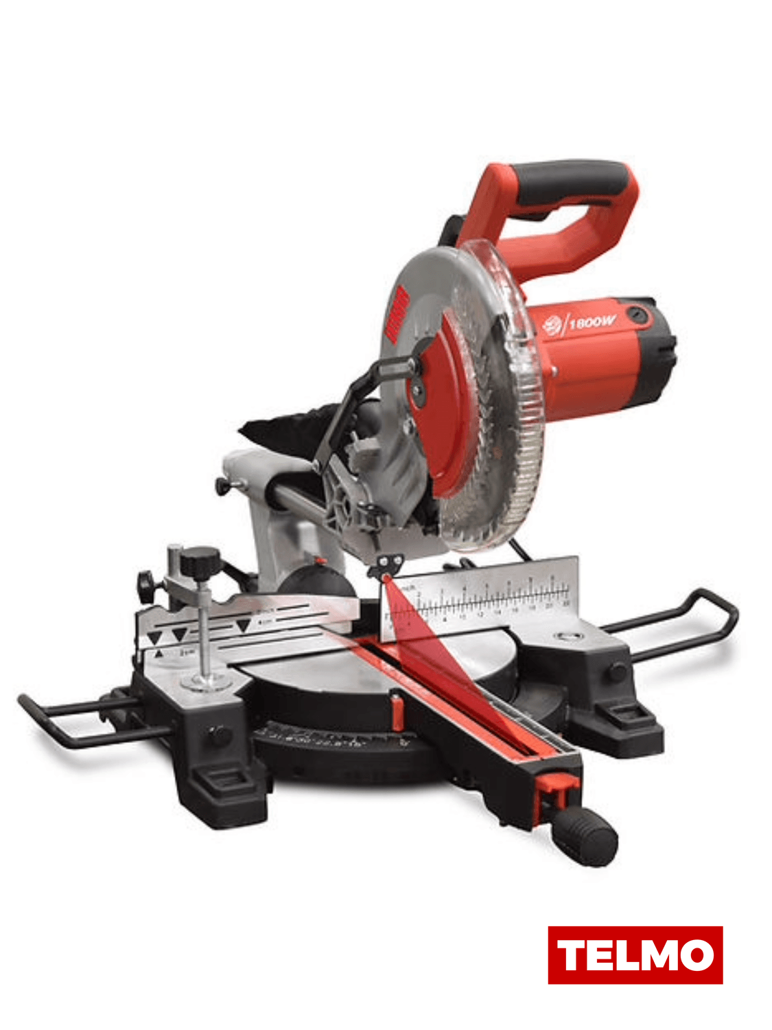 Sierra Ingletadora Telescópica 1800W 255mm 5000rpm Láser SI-10T - Omaha