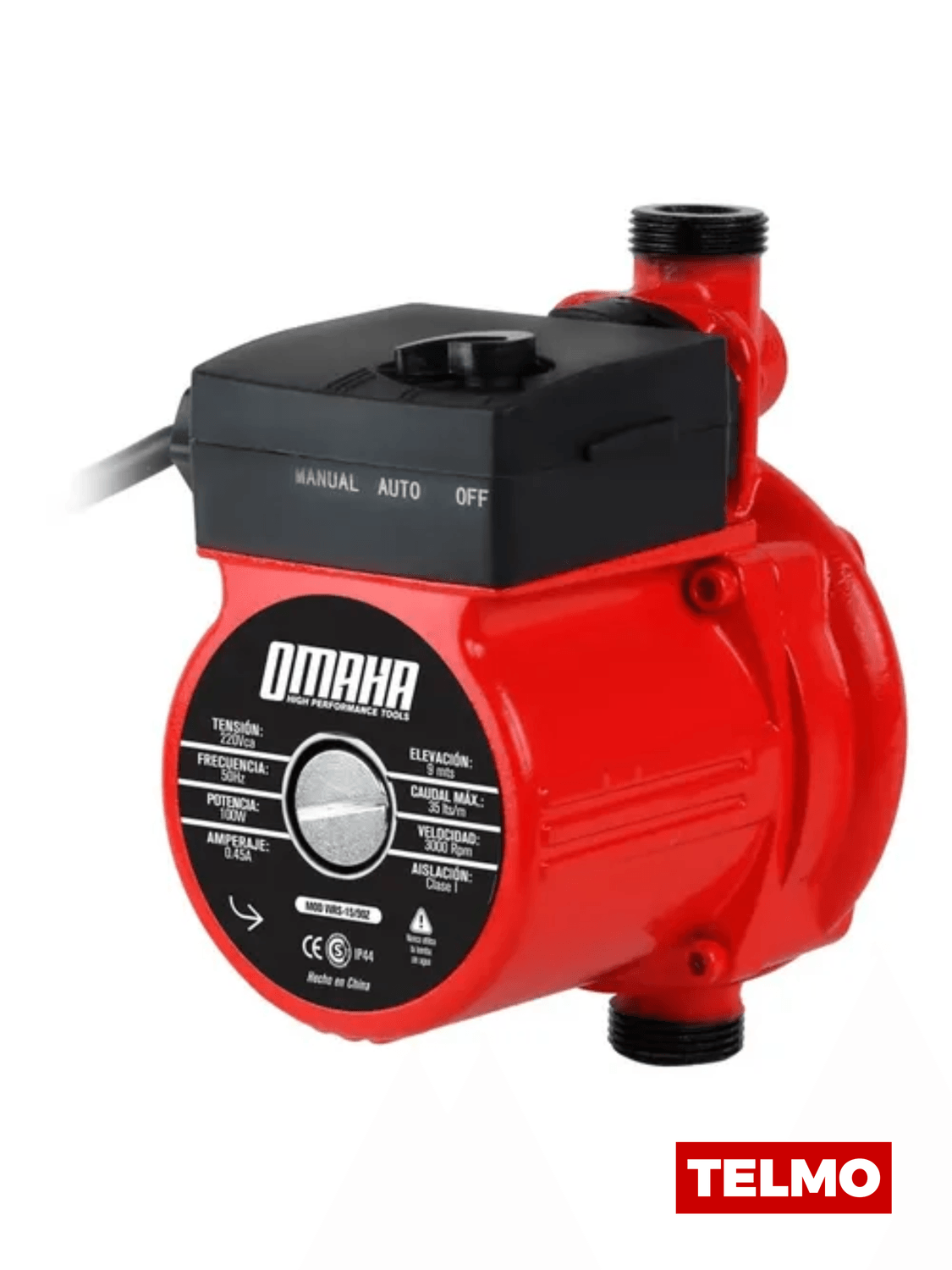Bomba Presurizadora Elevadora 100W 23L/min 9m WRS-15/90Z - Omaha