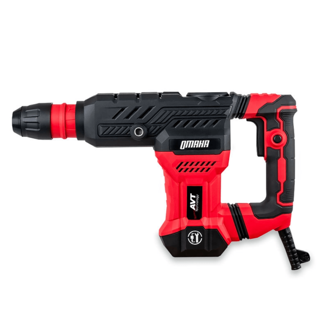 Martillo Demoledor SDS Max 1300W 18J + 2 Cinceles + Maletín DE-6MAX - Omaha