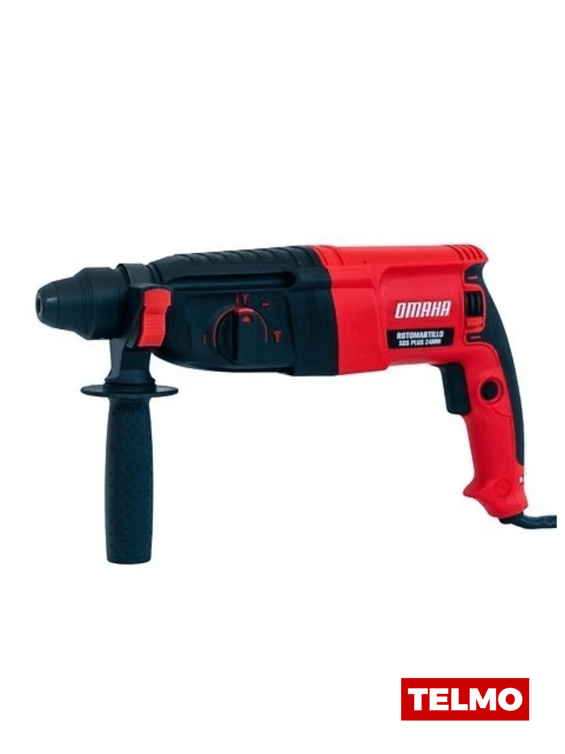 Rotomartillo SDS Plus 800W 3J 24mm + Accesorios + Maletín RM-24PLUS - Omaha