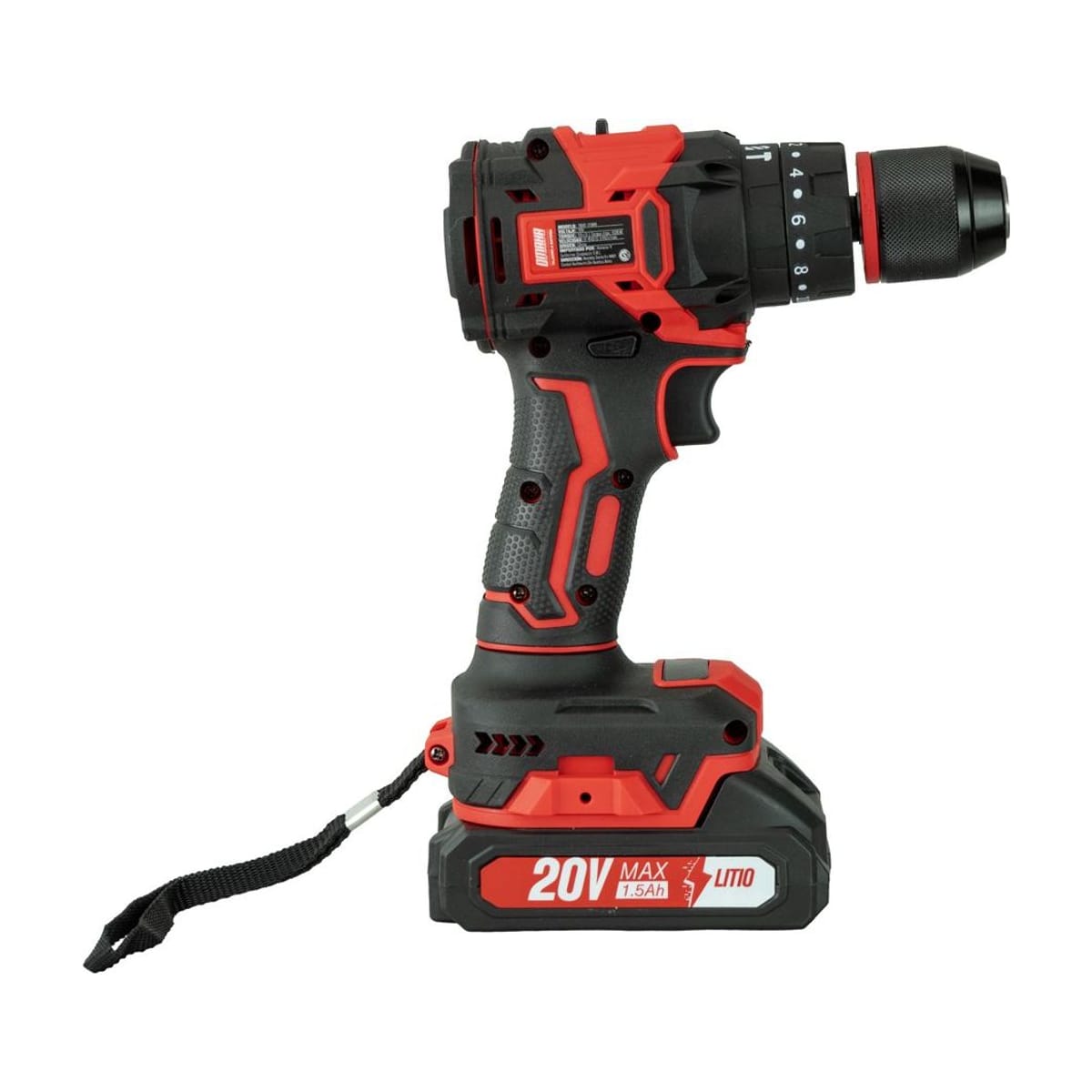 Taladro Atornillador Percutor A Batería 20V 35Nm 10mm + 2 Baterías + Cargador TBAT-20MK - Omaha