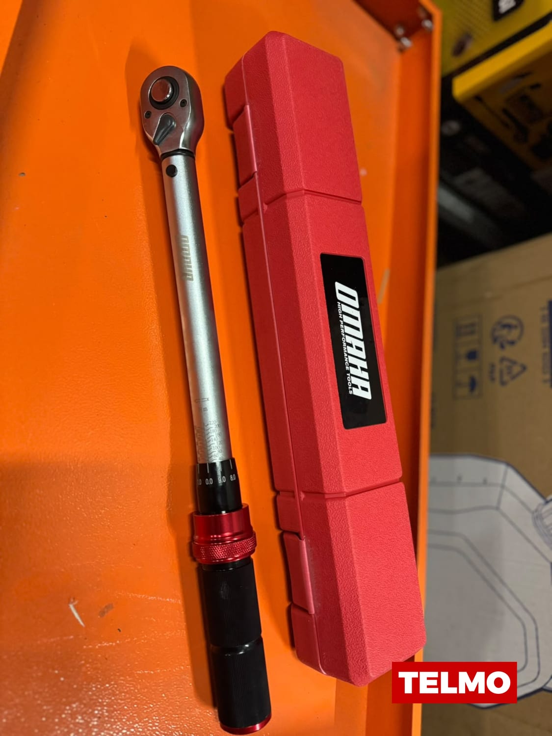 Torquímetro Zafe 1/2" 40-220Nm 43cm + Maletín TZ-12K - Omaha , foto real