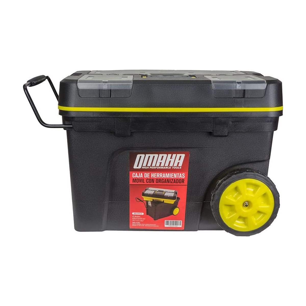 Caja de Herramientas Móvil Con Ruedas 640x420x360mm BPM-56 - Omaha