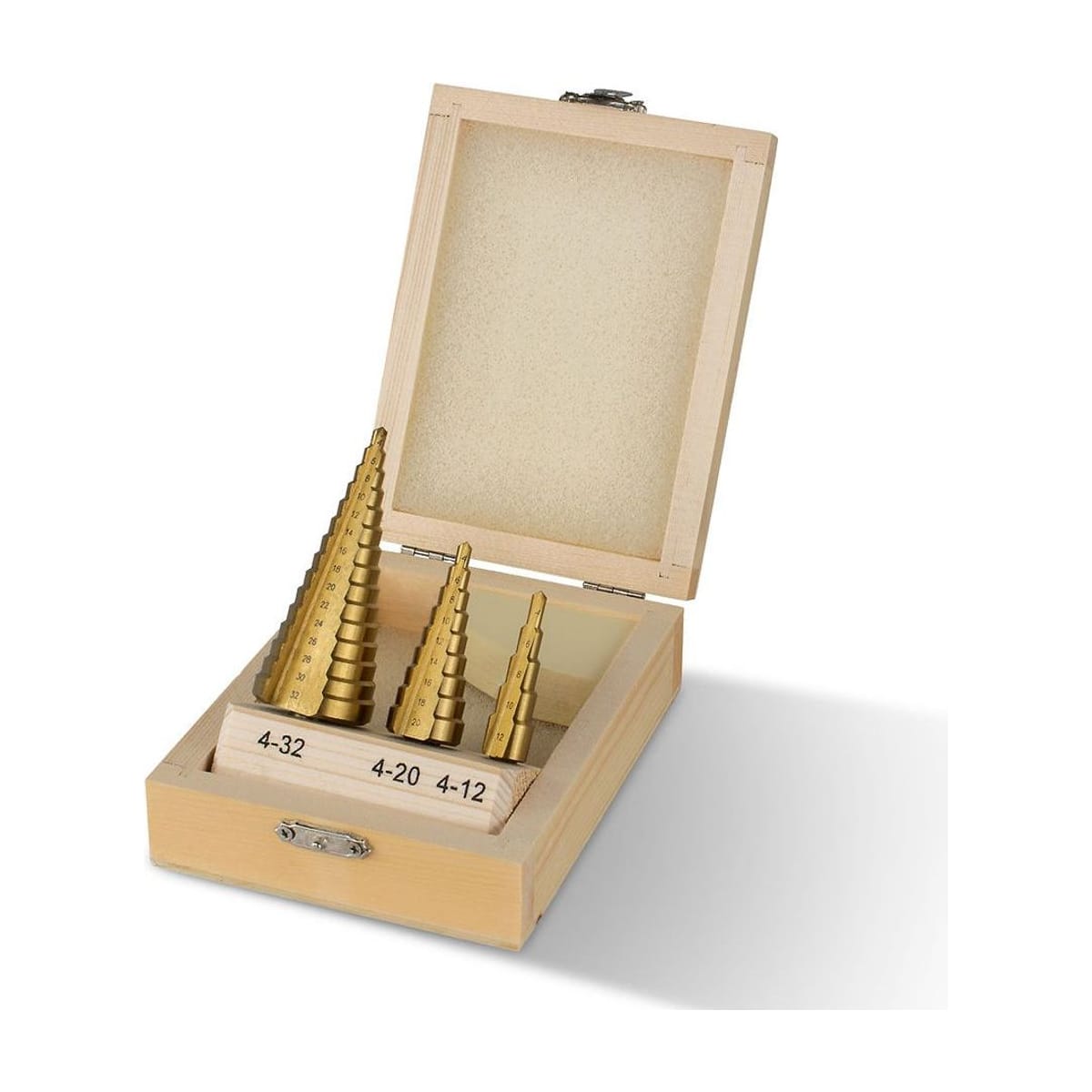 Set Mechas Escalonadas HSS 4-12/4-20/4-32mm BE-3432 - Omaha