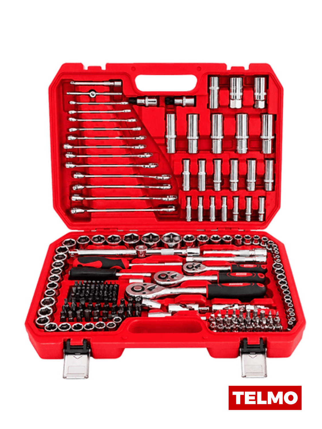 Set Tubos Bocallaves Herramientas 1/4" 3/8" 1/2" 216 Piezas SHK-216 - Omaha