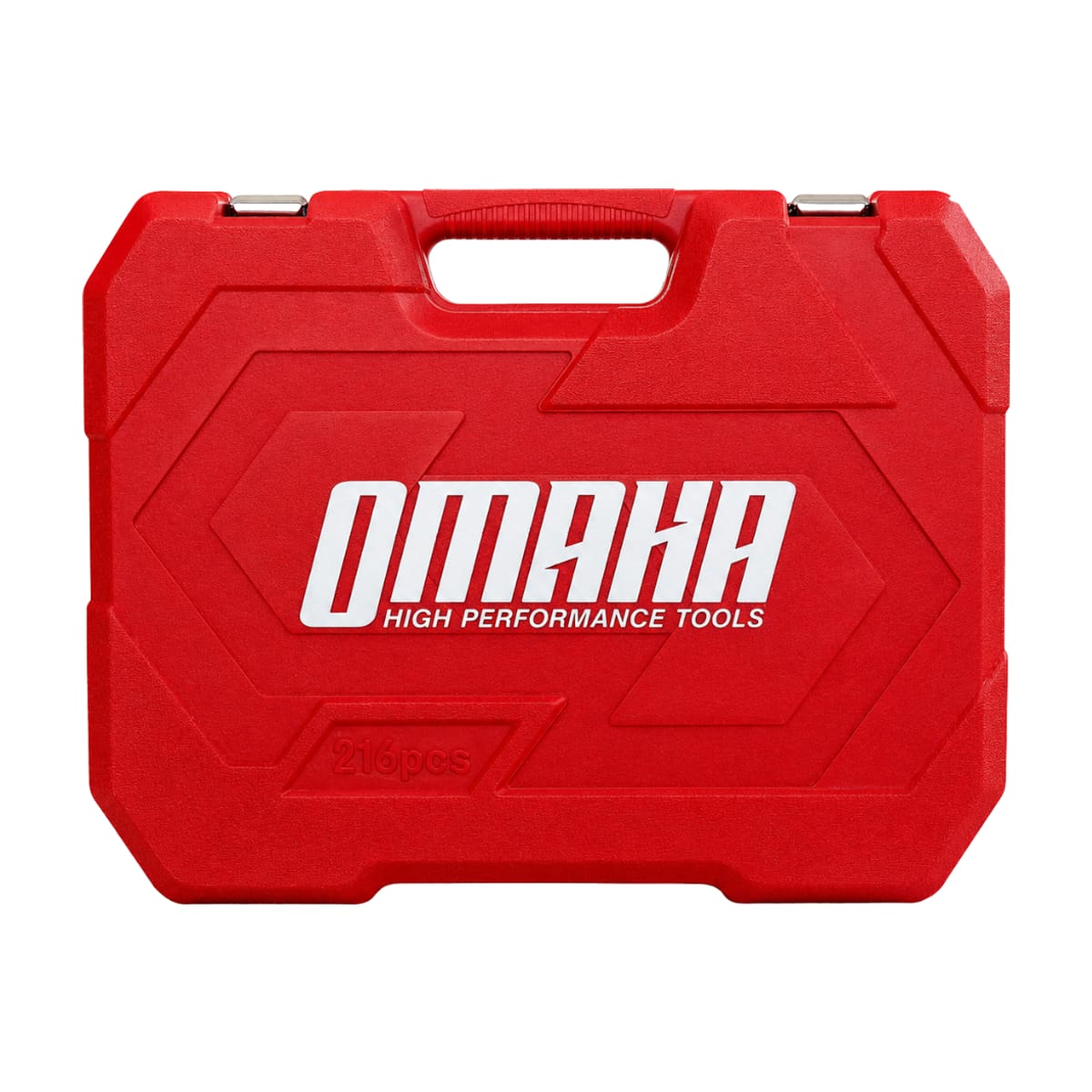 Set Tubos Herramientas 1/2" 3/8" 1/4" Chrome Vanadium 216 Piezas SHK-216 - Omaha
