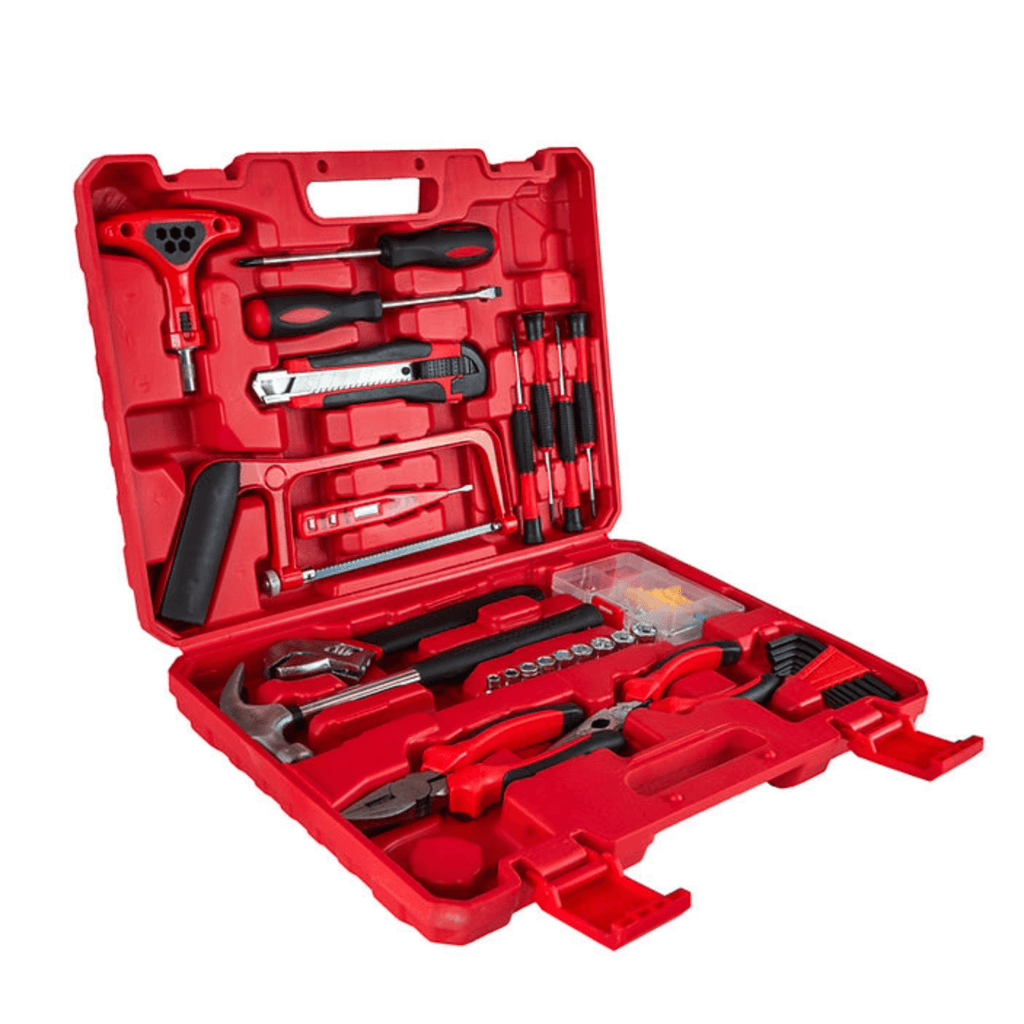 Set Herramientas Hogar Dados 1/4" Destornilladores Alicates 93 Piezas SHK-93 - Omaha