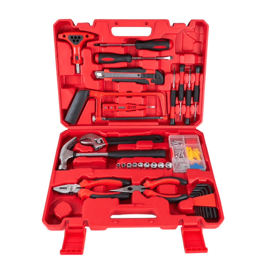 Set Herramientas Hogar Dados 1/4" Destornilladores Alicates 93 Piezas SHK-93 - Omaha
