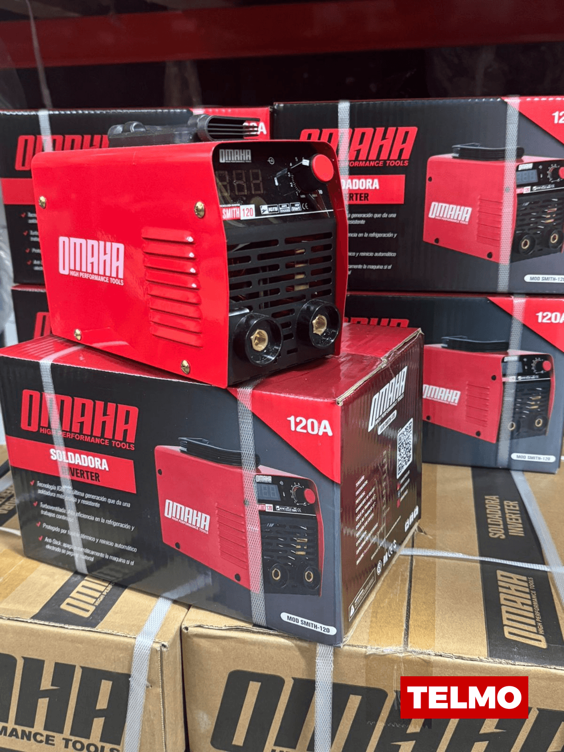 Soldadora Inverter IGBT 120A Electrodo 1.6-2.5mm SMITH-120 - Omaha
