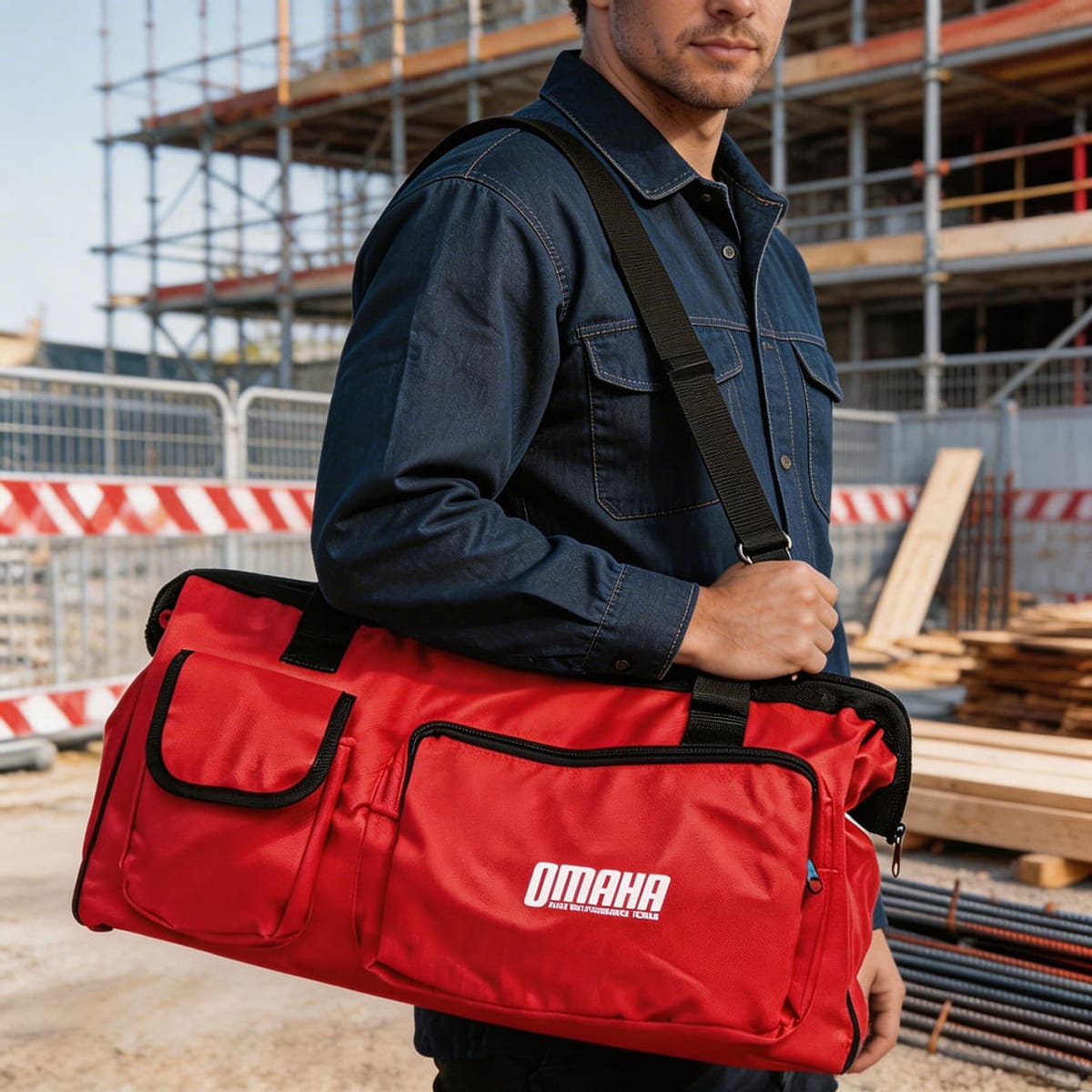 Bolso Herramientas 27L 48x20x27cm 10 Bolsillos BTP-19 - Omaha