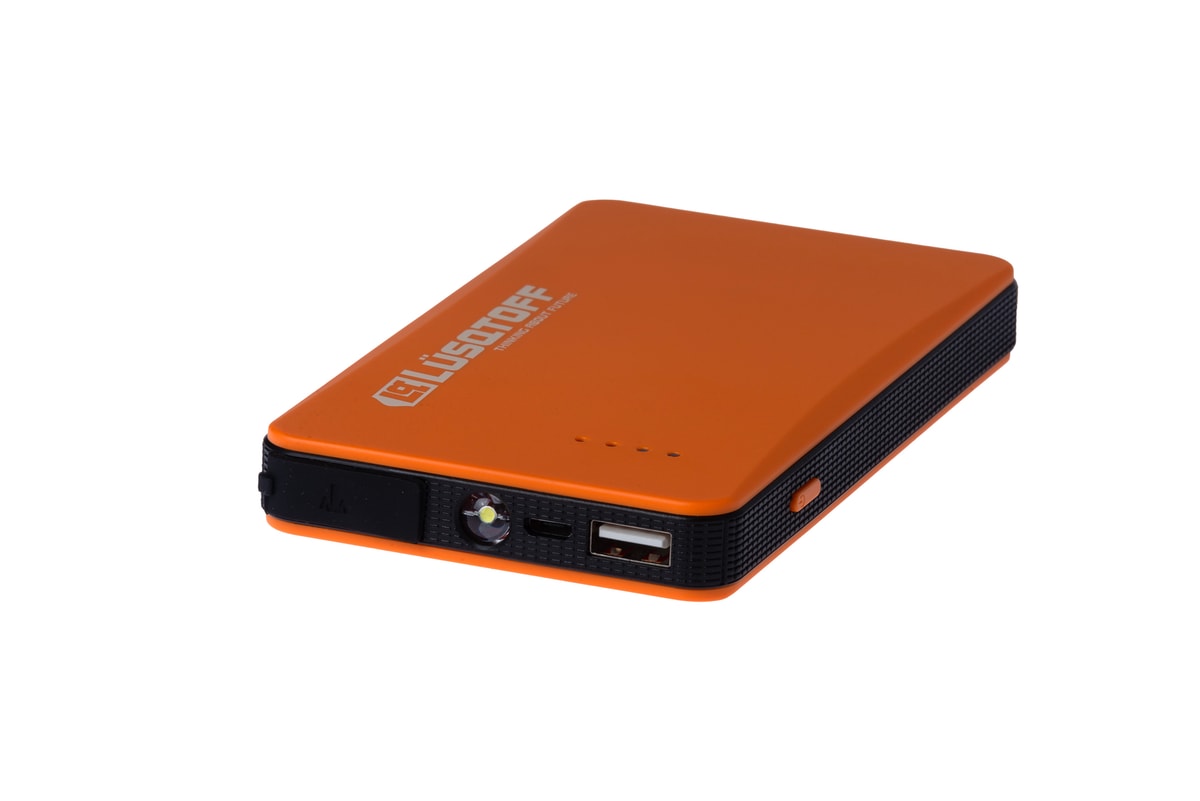 Arrancador Batería Portátil 12V 150A Pico 300A Power Bank 6000mAh + Pinzas + Cargador PB-100 - Lusqtoff