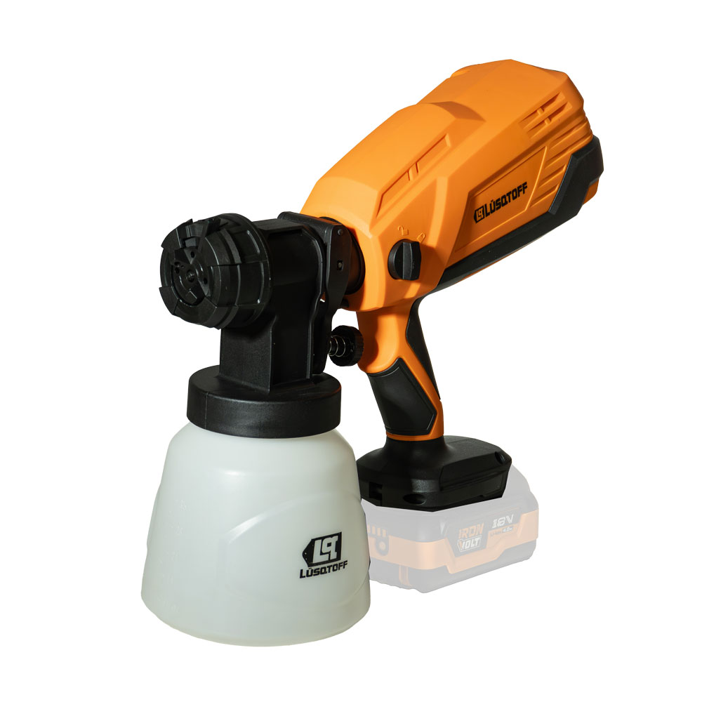 Pistola de Pintar A Batería 18V 1L PLP18-8B - Lusqtoff