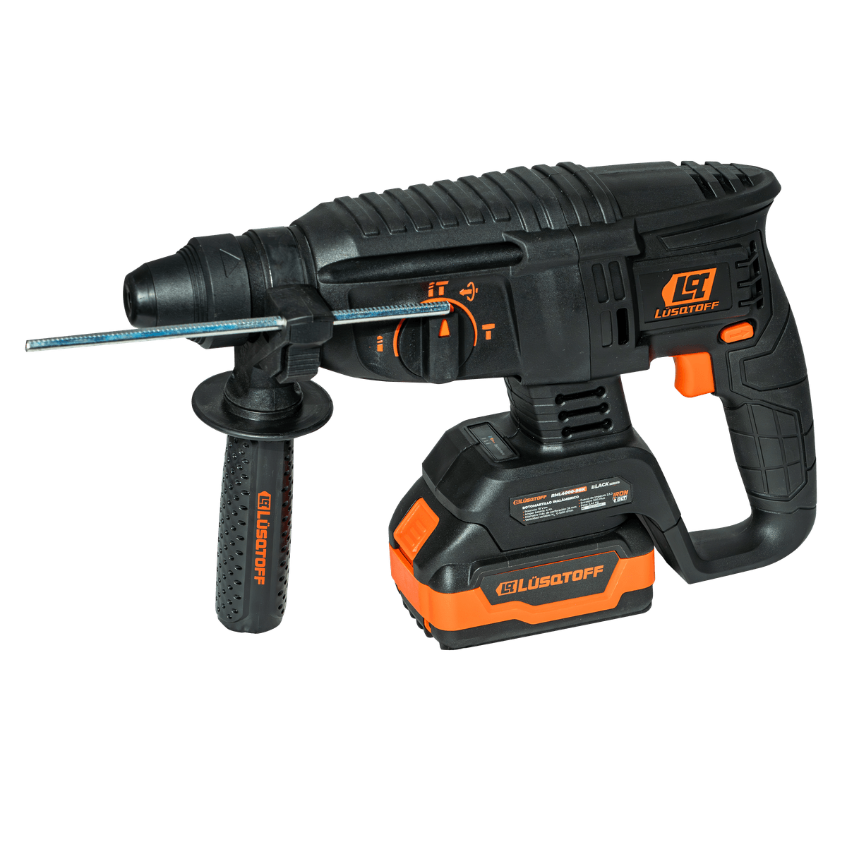 Rotomartillo A Batería 18V 2.5J SDS-Plus Brushless RML4000-9BK - Lusqtoff