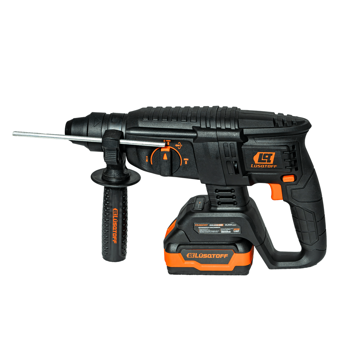 Rotomartillo A Batería 18V 2.5J SDS-Plus Brushless RML4000-9BK - Lusqtoff