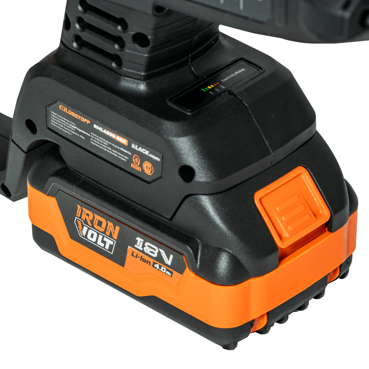 Rotomartillo A Batería 18V 2.5J SDS-Plus Brushless RML4000-9BK - Lusqtoff