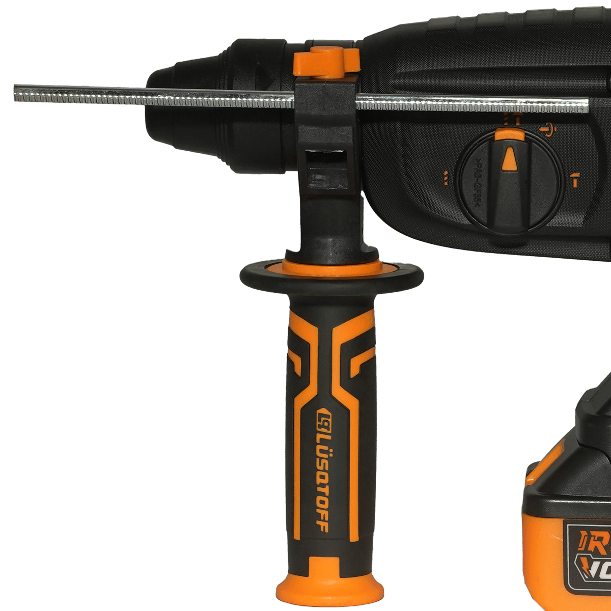 Rotomartillo A Batería SDS-Plus 18V 3.5J 28mm Brushless + 2 Baterías 4Ah + Cargador + Maletín RML4450-9BK - Lusqtoff
