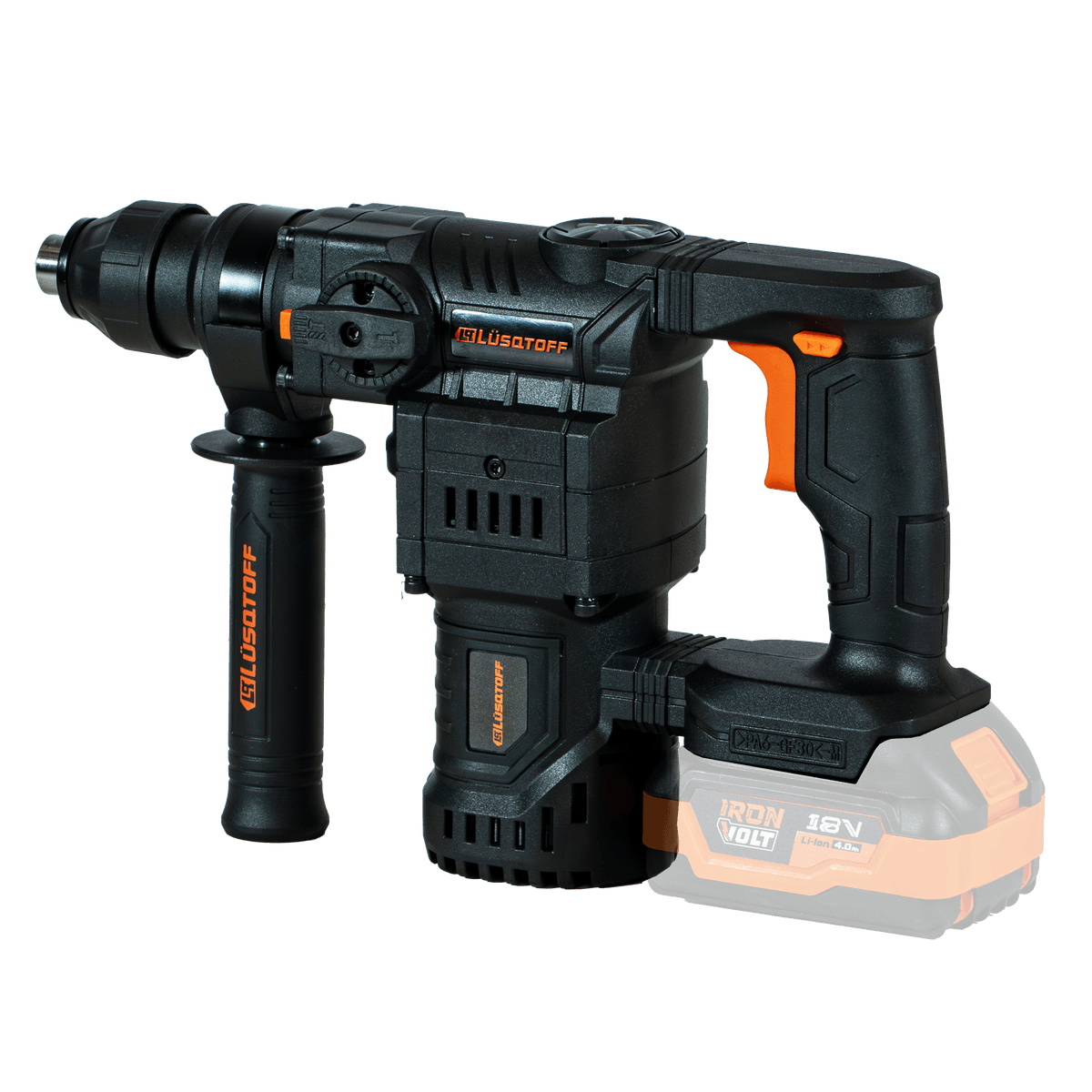 Rotomartillo A Batería 18V 2,8J SDS-Plus 26mm Brushless RML5400-9B - Lusqtoff