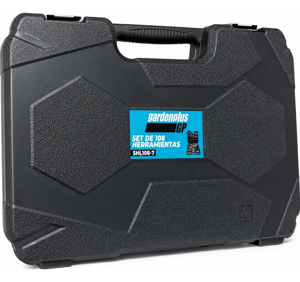 Set Tubos Bocallaves Herramientas 1/4" 1/2" + Maletín 108 Piezas SHL108-7 - Garden Plus
