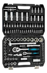 Set Tubos Bocallaves Herramientas 1/4" 1/2" + Maletín 108 Piezas SHL108-7 - Garden Plus