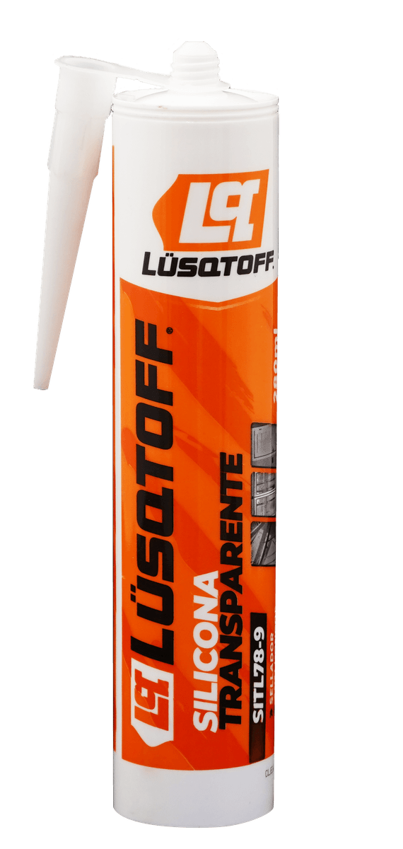 Silicona Transparente Acética 280ml SITL78-9 - Lusqtoff